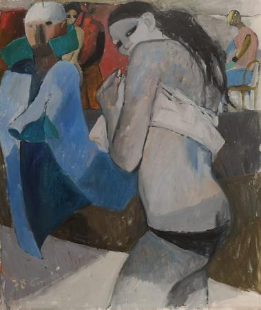 Quadro di Bruno Paoli Manichini - olio tela 